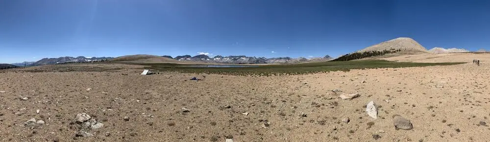 Panorama of Big Horn Plateau