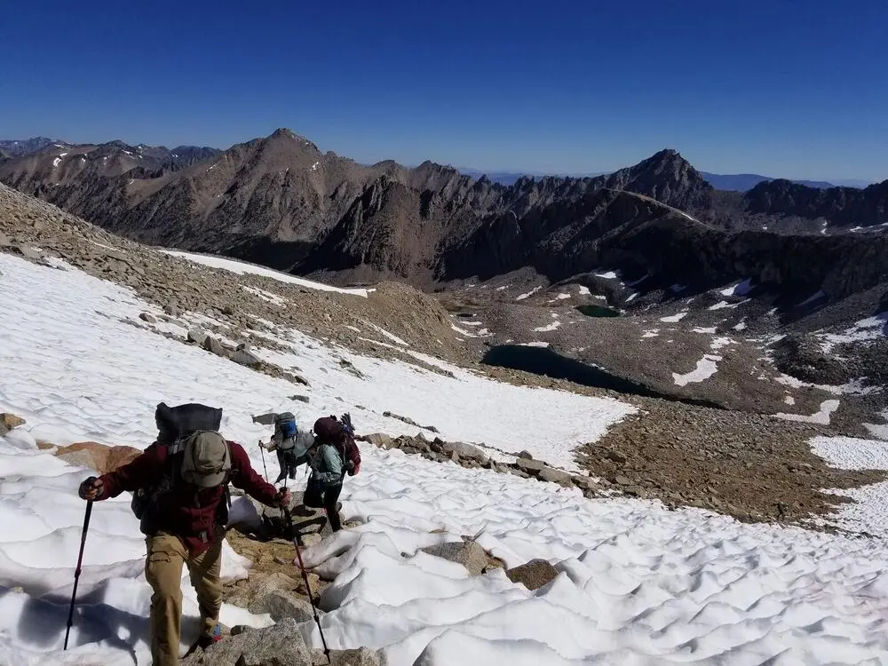 Ascent up Forester Pass