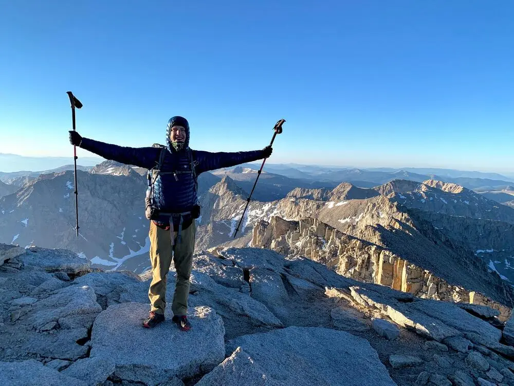 Me at the summit of Mt. Whitney